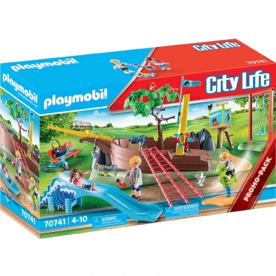 Afbeelding van PLAYMOBIL City Life Avontuurlijke speeltuin met scheepswra