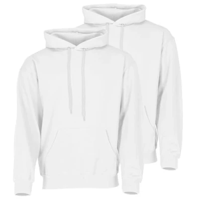 Afbeelding van Fruit of the Loom Classic herenhoodies 2 pack + Myshirt gymtas, wit gymtas