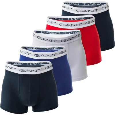 Afbeelding van GANT Trunk 5PACK Onderbroeken, Heren, Maat: Small, Darkblue