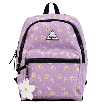 Afbeelding van Little Legends Backpack L lila flower Kindertas