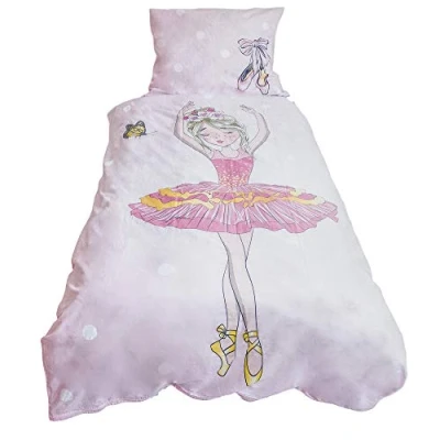 Afbeelding van Ballerina Dance Dekbedovertrek Eenpersoons 140 x 200 cm Roze