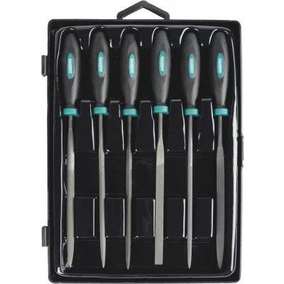 Afbeelding van Brudermannesmann Brüder Mannesmann Sleutelvijlen (set van 6 stuks) in koffer