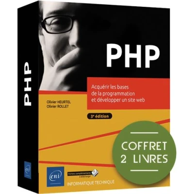 Image de PHP Coffret de 2 livres : Acquérir les bases la programmation et développer un site web (3e édi
