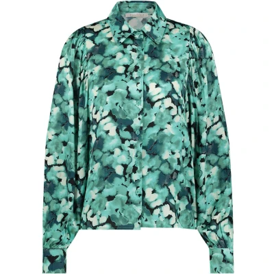 Afbeelding van Freebird groene blouse Kendall maat L