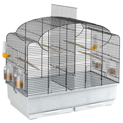 Afbeelding van Ferplast Vogelkooi Canto Vogelverblijven 71x38x60.5 cm Grijs