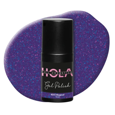 Afbeelding van Gelpolish #055 Magical 10ml paars Gelnagellak Hola