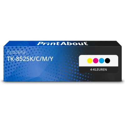 Afbeelding van Huismerk Kyocera TK 8525K/C/M/Y Toner 4 kleuren Voordeelbundel