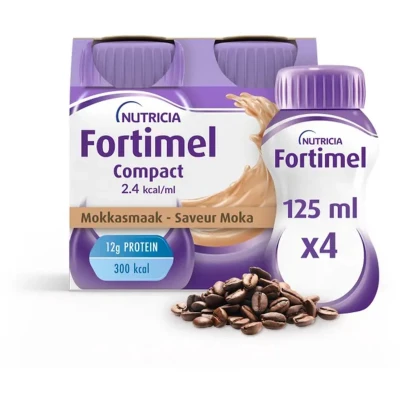 Afbeelding van Fortimel Compact 2.4kcal Mokkasmaak 4x125ml