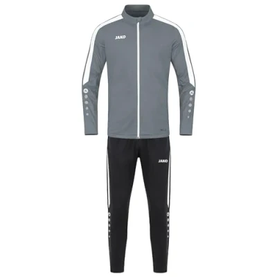 Afbeelding van JAKO Power Polyester Trainingspak voor kinderen, uniseks, steengrijs, 140 cm