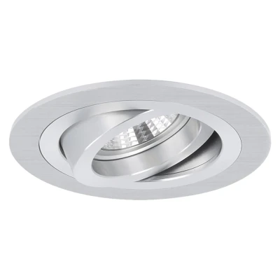 Afbeelding van Yphix Modena Inbouwspot Aluminium Rond Kantelbaar 1 Lichtpunt Ø 92mm Bladveren LEDdirect.nl