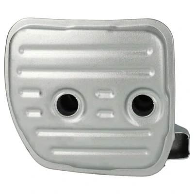 Afbeelding van vhbw uitlaatdemper compatibel met Stihl MS 231, 251, 231C, 251C kettingzaag 11 x 8,4 6,5 cm zilver