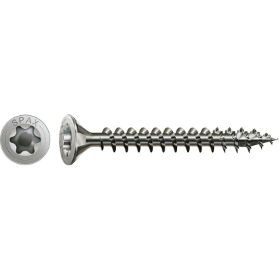 Afbeelding van Spax T star spaanplaatschroef rvs A2 pk 5.0x40mm T20