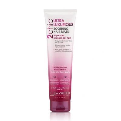 Afbeelding van Giovanni Cosmetics 2chic® Ultra Luxurious Soothing Hair Mask with Cherry Blossom &amp; Rose Petals 150 ml