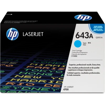 Afbeelding van HP 643A (Q5951A) Toner Cyaan
