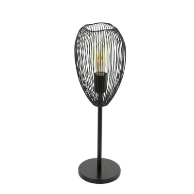 Afbeelding van EGLO Clevedon tafellamp 1 lichts E27 zwart