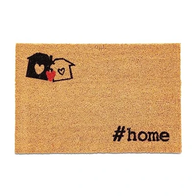 Afbeelding van Relaxdays deurmat kokos 60 x 40 cm kokosmat antislip voordeurmat droogloopmat home
