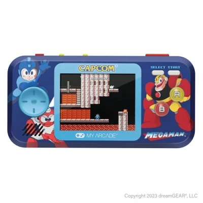 Image de Console rétrogaming Just For Games Pocket Player Megaman Bleu