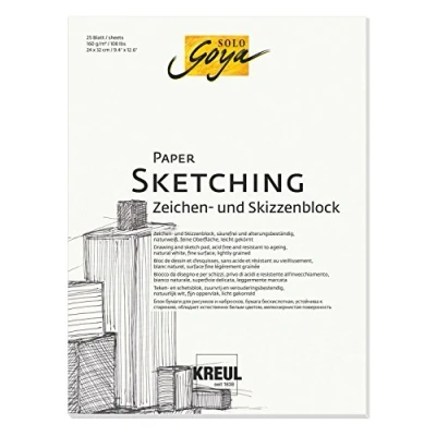Afbeelding van SOLO GOYA Paper Schetsblok 24 x 32cm 25 sheets 160 g/m2