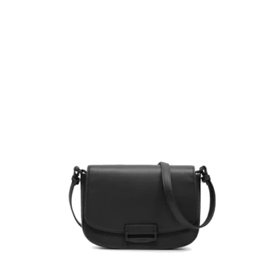 Afbeelding van LIEBESKIND BERLIN Schoudertas Ezra 2 Calf Optic Crossbody Bag Black Zwart