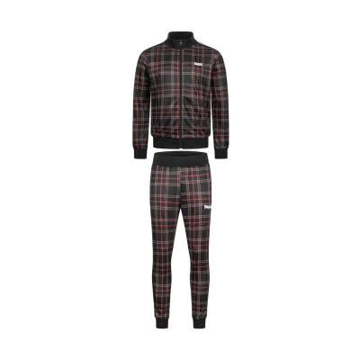 Afbeelding van Lonsdale Trainingspak, Heren, Maat: XL, Black red white