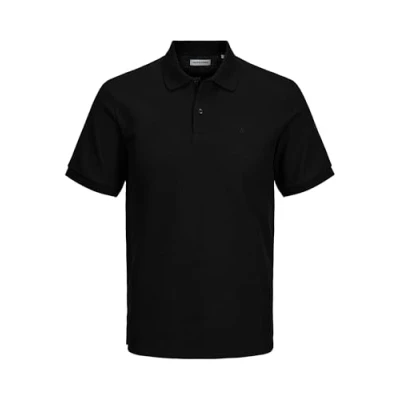Image de Jack &amp; Jones Jjeaustin Polo SS Noos, Noir Détails : classique, XS