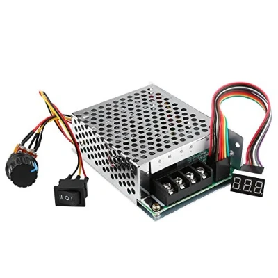 Afbeelding van DC 10V 55V PWM Omkeerbare Motor Controller met digitaal display