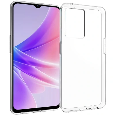 Afbeelding van Accezz Hoesje Geschikt voor Oppo A77 Siliconen Clear Backcover transparant