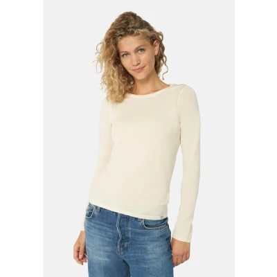 Afbeelding van Danish Endurance Merino Thermal LONG Sleeve Shirt Longsleeve, Dames, Maat: XXL, Off white