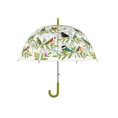 Afbeelding van Esschert Design Paraplu vogelclub transparant Ø83cm
