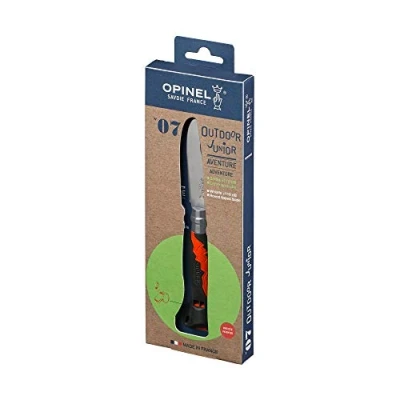 Afbeelding van Opinel No.07 Outdoor Junior Zakmes RVS Kahki