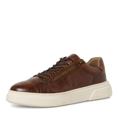 Afbeelding van Marco Tozzi Sneakers laag, Heren, Maat: 45, Cognac Leer