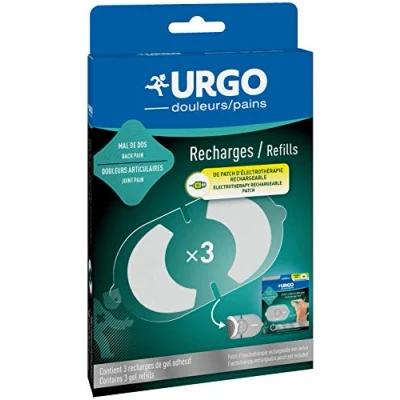 Afbeelding van Urgo Navulbare elektrotherapie patch Zelfklevende gel Rugpijn Set van 3 navullingen