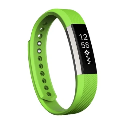 Afbeelding van Fitbit Alta siliconen bandje, Maat: Large, Lengte: 22CM Groen