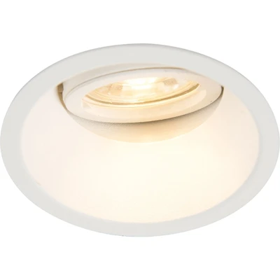 Afbeelding van QAZQA alloy Moderne Inbouwspot 1 lichts Ø 88 mm Wit Woonkamer Slaapkamer Keuken