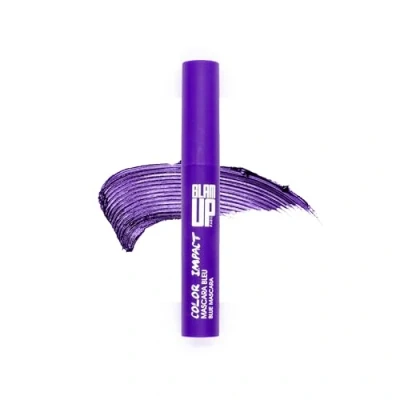 Afbeelding van Glam&#039;Up Paris Purple Color Impact Mascara Ultra gepigmenteerd lange houdbaarheid intense blik volume en lengte zonder verpakkingen paars