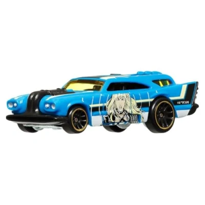 Afbeelding van Hot Wheels Audi 90 Quattro HW Turbo 4/5 HTC64 Korte kaart Donkerblauw en wit Mattel 2024 1:64