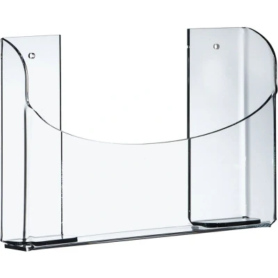 Afbeelding van A4 Folderhouder / Brochurehouder Acrylglas Houder Met Boorgaten Type: FBL PM