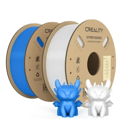 Afbeelding van Creality Officiële Hyper PLA 2 kg wit + blauw