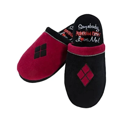 Afbeelding van FUNIDELIA Harley Quinn pantoffels voor vrouwen 37 41 Roze