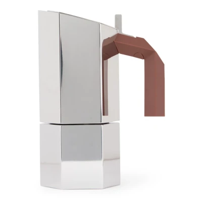 Afbeelding van Alessi Menhir Espresso Koffiemaker 15 Cl Bruin
