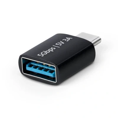 Afbeelding van StarTech.com USB31CAADGCP tussenstuk voor kabels USB Type C A Zwart