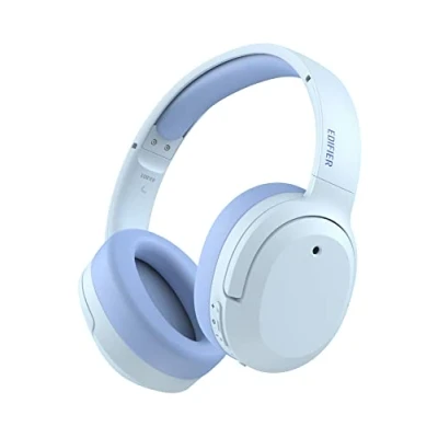 Afbeelding van Edifier W820NB Plus hybride hoofdtelefoon met actieve ruisonderdrukking, LDAC codec, hi res audio en audio, snel opladen, 49 uur batterijduur, omgevingsgeluid, Bluetooth V5.2, blauw