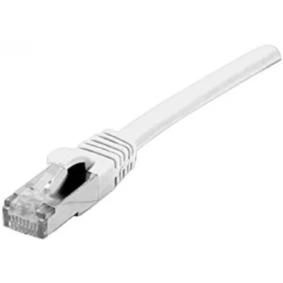 Afbeelding van Exertis Connect patchkabel CAT. 6, F/UTP, PoE, halogeenvrij, wit, 0,3 m Afgeschermde met snap in (F/UTP, CAT6, 0.30 m), Netwerkkabel