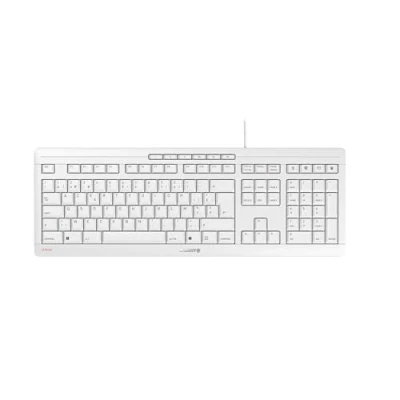 Afbeelding van CHERRY STREAM toetsenbord USB AZERTY Belgisch Wit