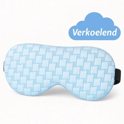 Afbeelding van Ella Verkoelend Slaapmasker vrouwen &amp; mannen Oogmasker met velvet stoffen kant Verstelbaar Slaapmaskers