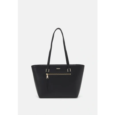 Afbeelding van DKNY Bryant TOTE Handtas, Dames, Maat: One Size, Black/gold