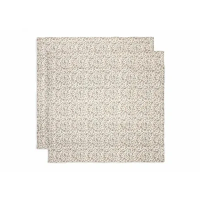 Afbeelding van Jollein Hydrofiele Doek Large 115x115cm Retro Flowers 2 Stuks