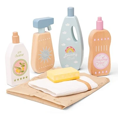 Afbeelding van New Classic Toys Houten Schoonmaakset