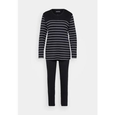 Afbeelding van Schiesser Anzug LANG Pyjama, Dames, Maat: 36, Schwarz
