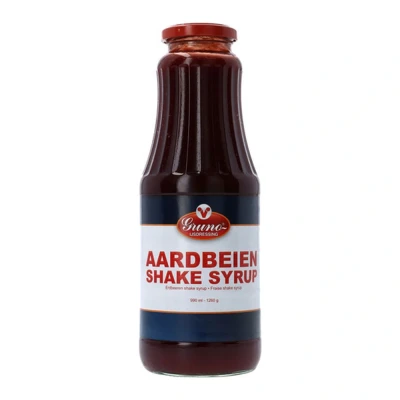 Afbeelding van Gruno Shake Siroop Aardbei 6x1l